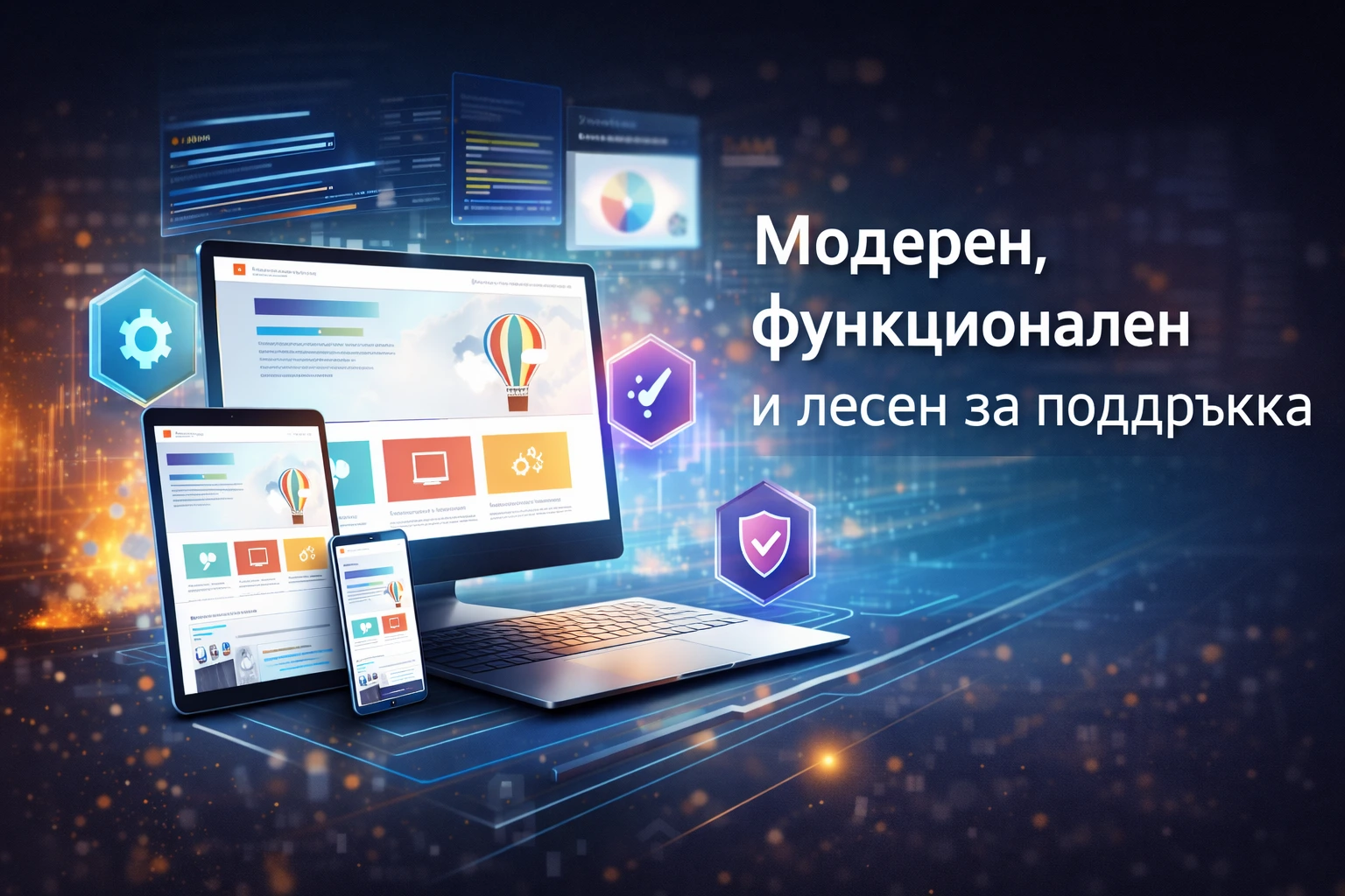 Модерен, функционален и лесен за поддържане